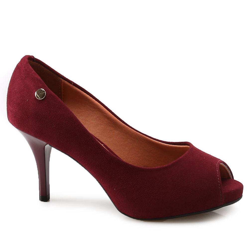 peep toe vizzano vinho